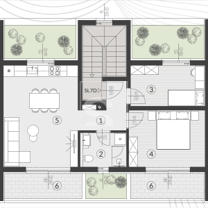 Stan u blizini mora i plaže - 2. kat 