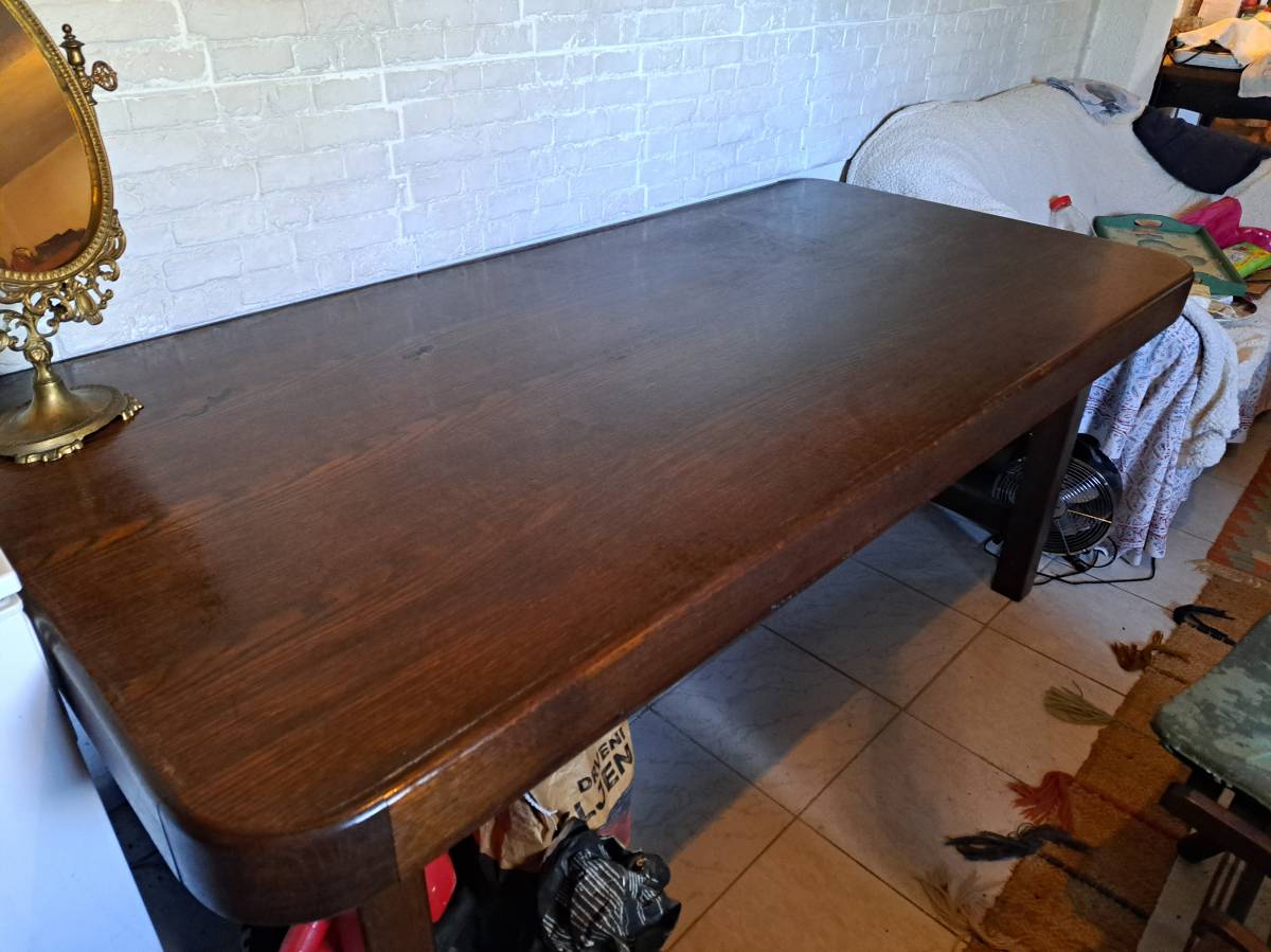 Stol veliki masivno drvo, ručna izrada