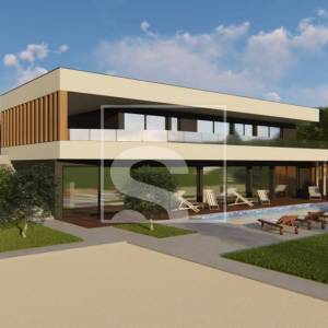 Terasirano zemljište 2082 m² s visokim hrastovima