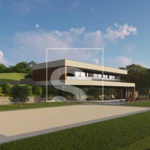 Terasirano zemljište 2082 m² s visokim hrastovima