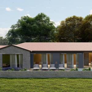 Top ponuda! Prodaja zemljišta s građevinskom dozvolom, za izgradnju obiteljske kuće s bazenom, Tinjan!