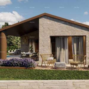 Top ponuda! Prodaja zemljišta s građevinskom dozvolom, za izgradnju obiteljske kuće s bazenom, Tinjan!