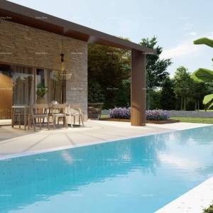 Top ponuda! Prodaja zemljišta s građevinskom dozvolom, za izgradnju obiteljske kuće s bazenom, Tinjan!