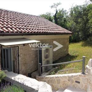 Tribalj, rustikalna kamena kuća s bazenom