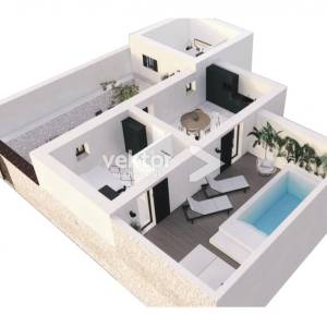 Tribalj, stara kamena kuća za adaptaciju