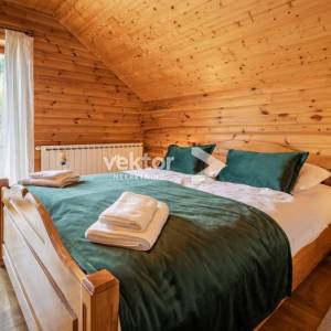 Tršće, goranska kuća za odmor s grijanim bazenom