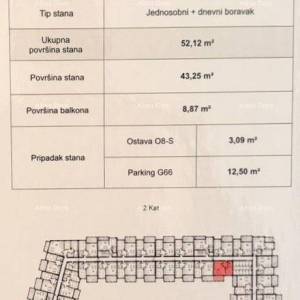 UMAG – Novogradnja! Stan u modernom stambenom kompleksu s parkirnim mjestom! s2-15