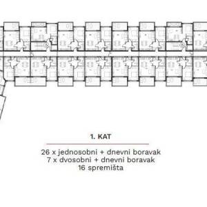 UMAG – Novogradnja! Stan  u modernom stambenom kompleksu, 1-02