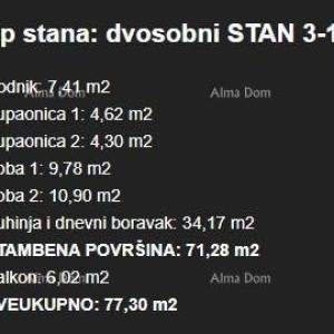 UMAG – Novogradnja! Stan  u modernom stambenom kompleksu s dva parkirna mjesta, S 3-15