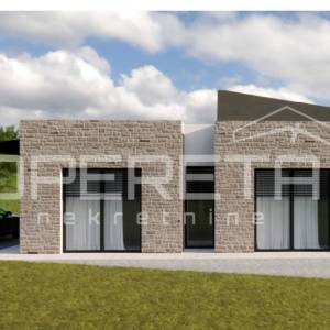 Vižinada – okolica, građevinsko zemljište 735 m² s projektom
