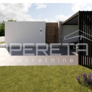 Vižinada – okolica, građevinsko zemljište 750 m² s projektom