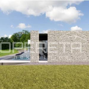 Vižinada – okolica, građevinsko zemljište 750 m² s projektom