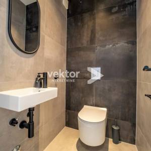 Vrbnik okolica, moderna kuća s bazenom, novogradnja