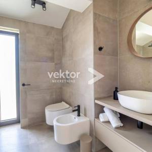 Vrbnik okolica, moderna kuća s bazenom, novogradnja