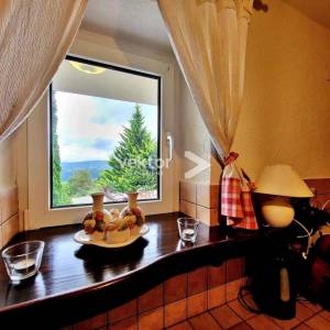 Vrbovsko, šarmantna kuća s otvorenim pogledom i velikom okućnicom