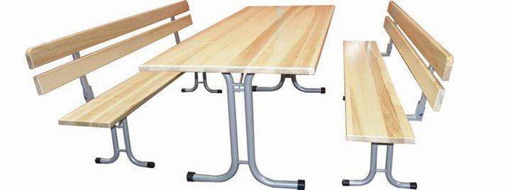 Vrhunska vrtna i pivska garnitura od punog drveta–Robusna konstrukcija