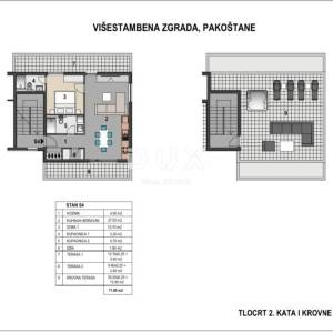 ZADAR, PAKOŠTANE - Stan novogradnja S4