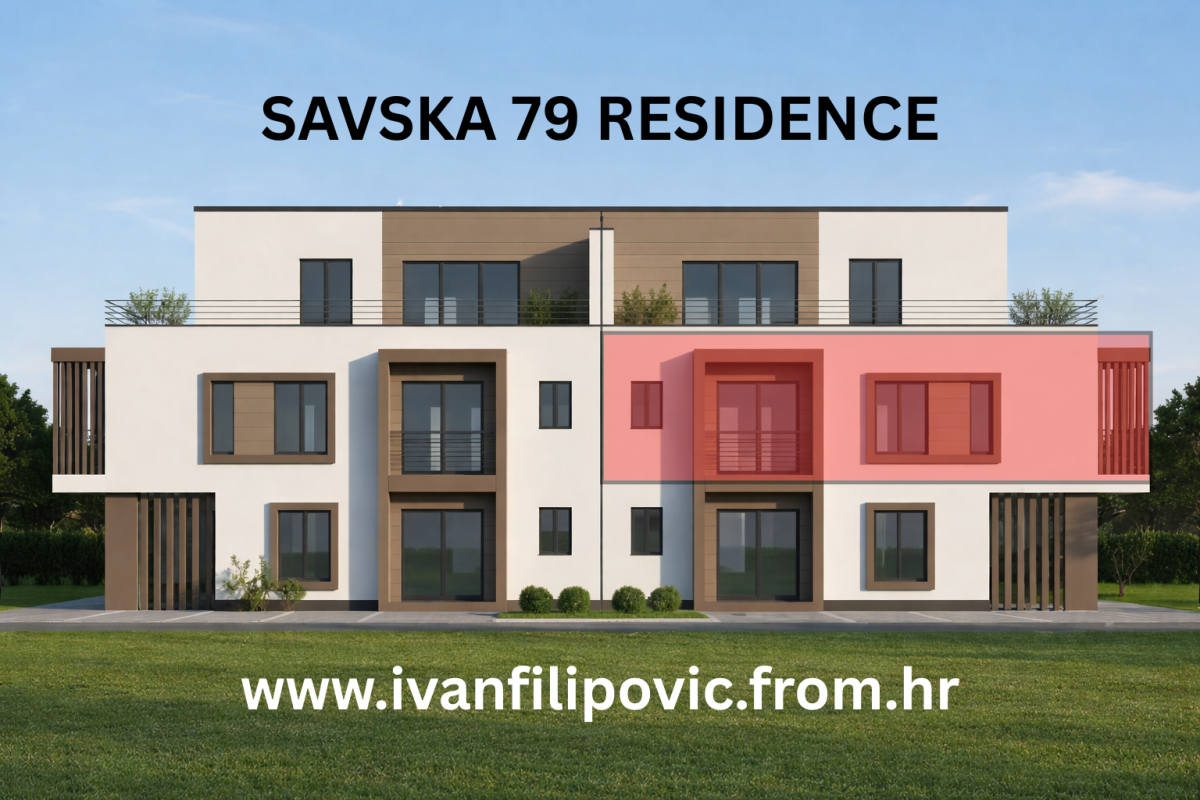 3-soban Stan 95m2, lođa i balkon - K2S2, novogradnja u Sesvetama, Jelk