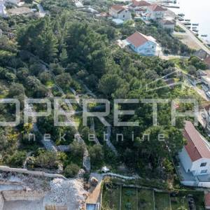 Atraktivno zemljište 507 m2, pogledom na more, Lumbarda