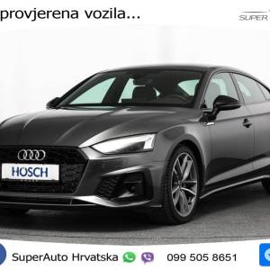 Audi A5 SB 40 TFSI S tronic 2xS line 204 KS, ACC+KAM+GR SJED+VIRT+NAVI