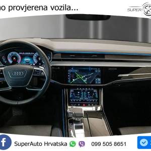 Audi A8 3.0 TDI quattro Aut. 286 KS, ZRAČ+PANO+360°+GR SJED+ACC+KEY+VIRT