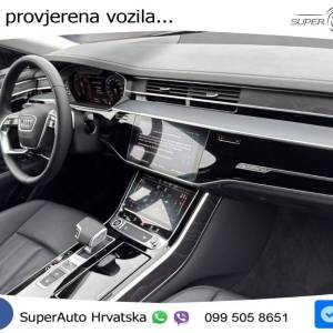 Audi A8 50 TDI quattro Aut. S line 286 KS, ZRAČ+KAM+ACC+GR SJED+KEY+VIRT+LANE