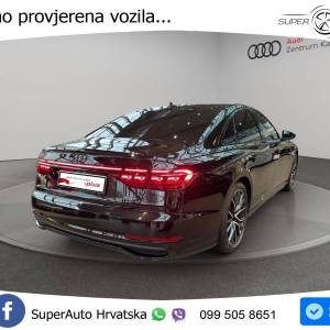 Audi A8 50 TDI quattro Aut. S line 286 KS, ZRAČ+PANO+360°+GR SJED+ACC+KEY+VIRT