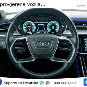 Audi A8 60 TFSIe quattro tiptronic 449 KS, ZRAČNI+MATRIX+ACC+4xGR SJED+360+B&O