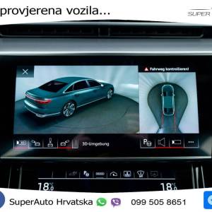 Audi A8 60 TFSIe quattro tiptronic 449 KS, ZRAČNI+MATRIX+ACC+4xGR SJED+360+B&O
