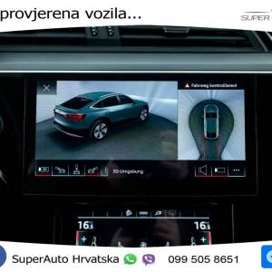 Audi e-tron SB 50 quattro Advanced 313 KS, ZRAČNI+360+GR SJED+VIRT+NAVI