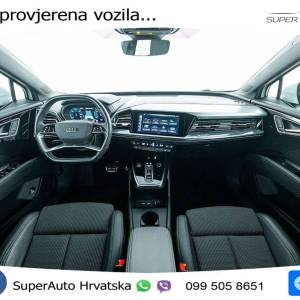 Audi Q4 e-tron 40 2xS line 204 KS, ACC+KAM+GR SJED+VIRT