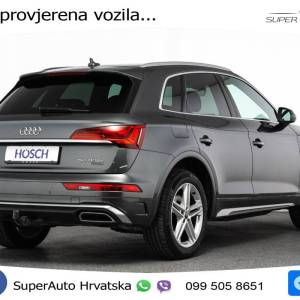 Audi Q5 50 TFSIe quattro S tronic 2xS line 299 KS, LED+ACC+ASIST+PDC+KUKA+NAVI