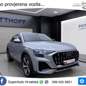 Audi Q8 45 TDI quattro Aut. 231 KS, KAM+ZRAČNI+LED+4xGR SJED+NAVI+ACC+VIRT