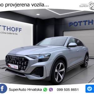 Audi Q8 45 TDI quattro Aut. 231 KS, KAM+ZRAČNI+LED+4xGR SJED+NAVI+ACC+VIRT