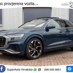 Audi Q8 50 TDI quattro Aut. 3x S-Line 286 KS, ZRAČNI+PANO+KAM+4xGR SJED+ACC+LED