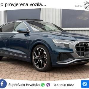 Audi Q8 50 TDI quattro Aut. 3x S-Line 286 KS, ZRAČNI+PANO+KAM+4xGR SJED+ACC+LED