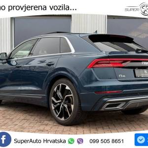 Audi Q8 50 TDI quattro Aut. 3x S-Line 286 KS, ZRAČNI+PANO+KAM+4xGR SJED+ACC+LED