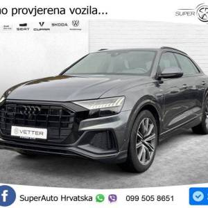Audi Q8 50 TDI quattro Aut. S line 286 KS, ZRAČ+360+ACC+GR SJED+KEY+VIRT+LANE 