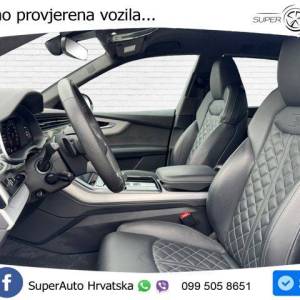 Audi Q8 50 TDI quattro Aut. S line 286 KS, ZRAČ+360+ACC+GR SJED+KEY+VIRT+LANE 