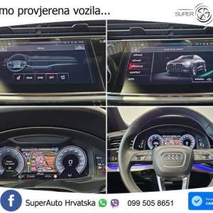Audi Q8 50 TDI quattro Aut. S line 286 KS, PANO+ZRAČ+360+GR SJED+ACC+KEY+LANE