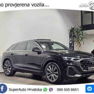 Audi Q8 50 TDI quattro Aut. S line 286 KS, PANO+ZRAČ+360+GR SJED+ACC+KEY+LANE