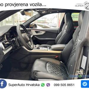 Audi Q8 50 TDI quattro S line 286 KS, PANO+ZRAČ+360+GR SJED+ACC+KEY+LANE