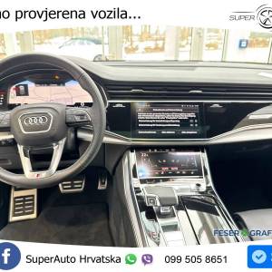 Audi Q8 50 TDI quattro S line 286 KS, PANO+ZRAČ+360+GR SJED+ACC+KEY+LANE