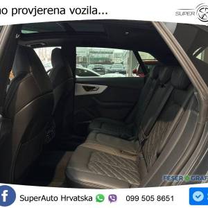Audi Q8 50 TDI quattro S line 286 KS, PANO+ZRAČ+360+GR SJED+ACC+KEY+LANE