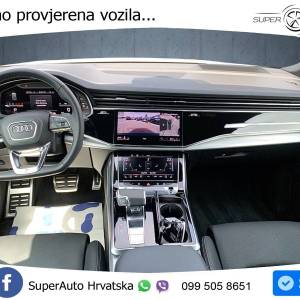 Audi Q8 50 TDI quattro S line 286 KS, PANO+ZRAČ+360+GR SJED+KEY+VIRT+LANE