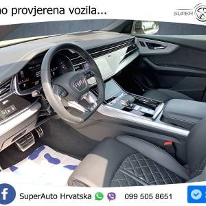 Audi Q8 50 TDI quattro S line 286 KS, PANO+ZRAČ+360+GR SJED+KEY+VIRT+LANE