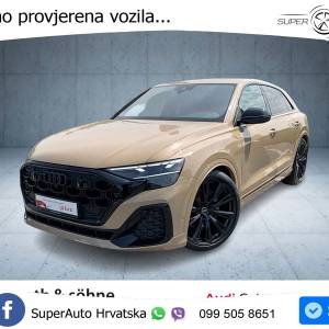 Audi Q8 50 TDI quattro S line 286 KS, PANO+ZRAČ+360+GR SJED+KEY+VIRT+LANE
