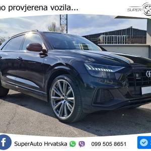 Audi Q8 50 TDI quattro S line 286 KS, REG 04/26 ZRAČNI+MATRIX+ACC+4xGR SJED+360