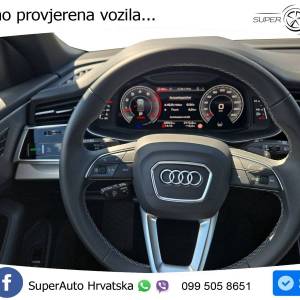 Audi Q8 55 TFSI quattro Aut. S line 340 KS, ZRAČ+360+ACC+GR SJED+KEY+VIRT+LANE
