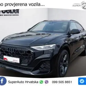 Audi Q8 55 TFSI quattro Aut. S line 340 KS, PANO+ZRAČ+360+GR SJED+ACC+KEY+VIRT